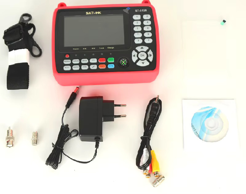 Satlink ST-5150 Satelliten-Finder Meter mit DVB-S2, DVB-C und DVB-T2 Combo Unterstützung für MPEG-4 und H.265 HEVC - Bild 4