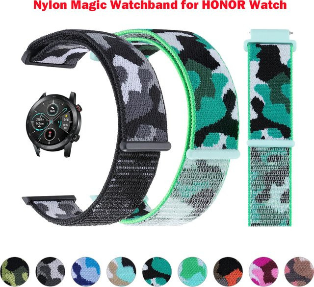 jansin Uhrenarmband Nylon, Textil/NATO, Bunt, Unisex - Bild 1