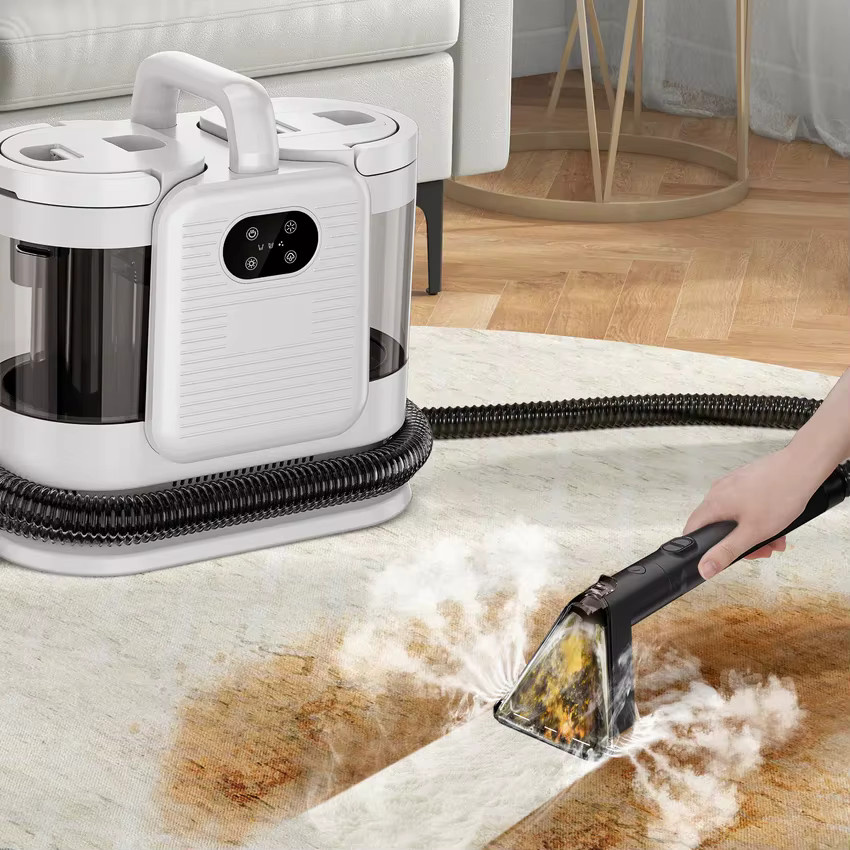 CROISIKO C988 Dampfreiniger für Polster und Teppiche in Weiß mit 1650 W und 20 kPa Saugleistung - Bild 3