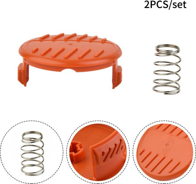 BLACK DECKER Spool Cap STC1820D Solide Spool Abdeckung für Rasentrimmer STC1815, GL4525 und ST4525 Zubehör - Bild 1