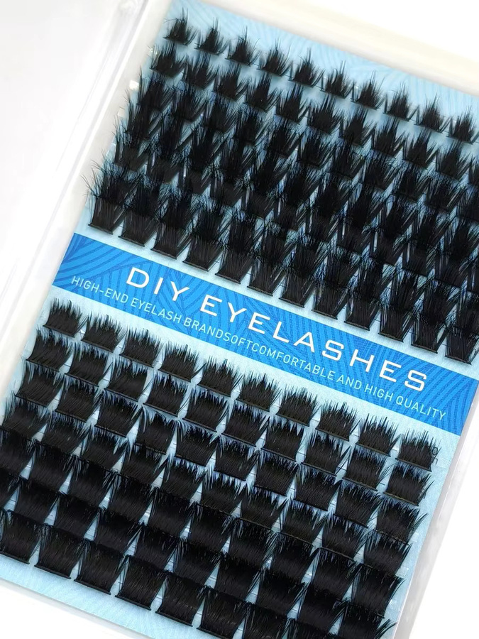 DIYLash Clusters Thick Volumen Wimpern Einzelwimpern, Black, Unisex - Bild 6
