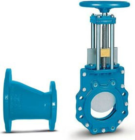 Wilo Zulaufset DN 300/200 gerade aus Grauguss in Blau - Bild 1