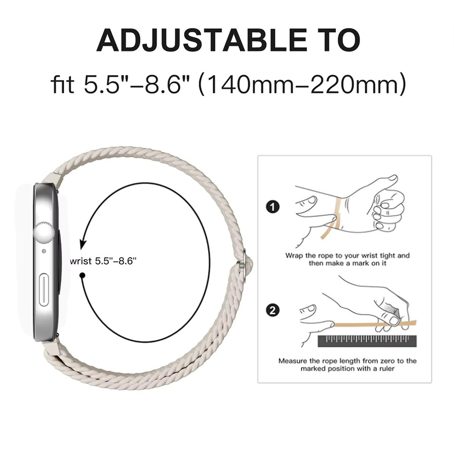 CAOWTAN Uhrenarmband Nylon, Huawei Watch Fit 5 4 3 - Bild 1
