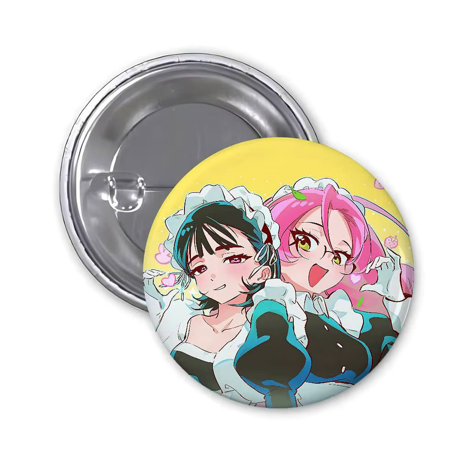 Abzeichen-Pins Love Mizi und Sua Anime Alien Stage-S, Unisex - Bild 5