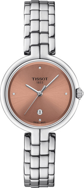 Tissot Damenuhr Flamingo, Quarz, Edelstahl, Pink, 30 mm, 5 ATM - Bild 1
