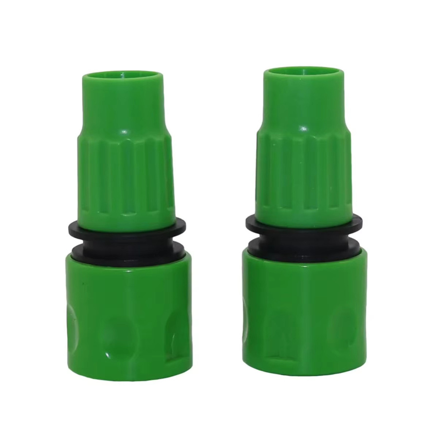 Adhere To Fly Schnellanschluss Set für Gartenbewässerung und Autowäsche, 2er Pack, Grün, 3/8 Zoll Rohr auf 16mm Anschluss sowie 8/11mm Schlauchverbindung - Bild 4