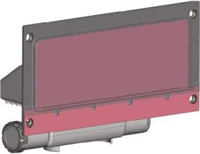 Villeroy & Boch Wandablaufeinheit ViConnect in Grau, B/T/H: 40,3 x 13,8 x 13,5 cm - Bild 1