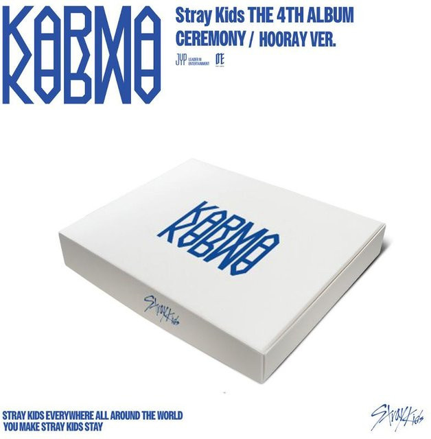 Stray Kids 4. Album KARMA Hooray Ver. CD in White und Grey - Bild 1
