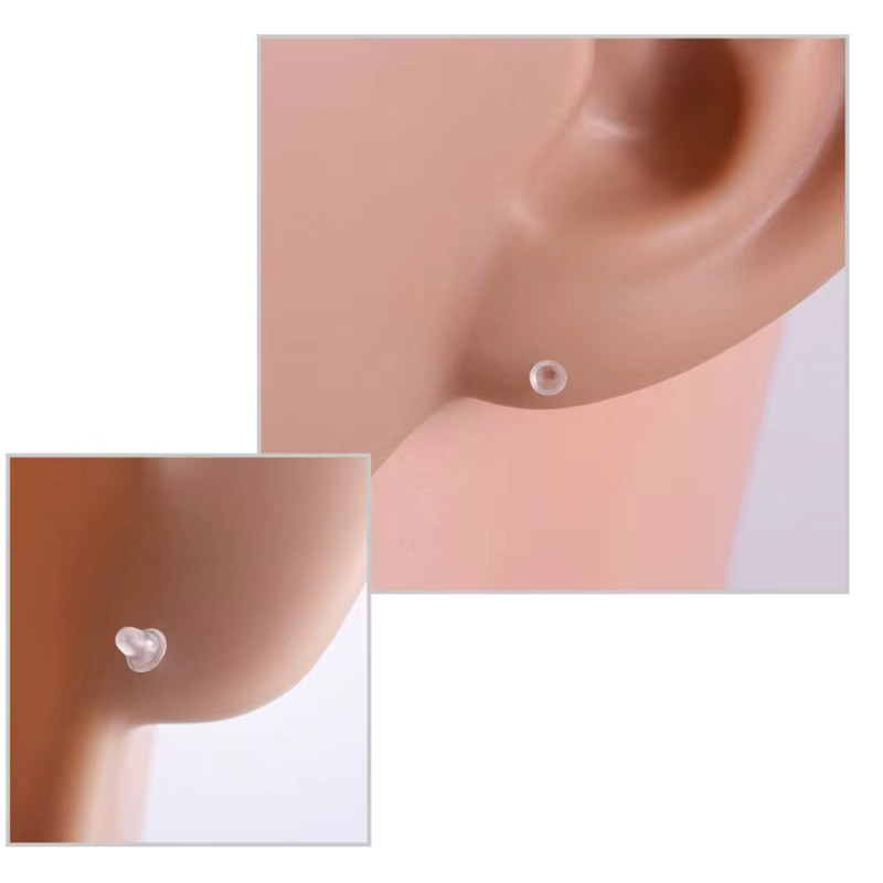 Ohrstecker Kunststoff, 3/5 mm, Unisex - Bild 2