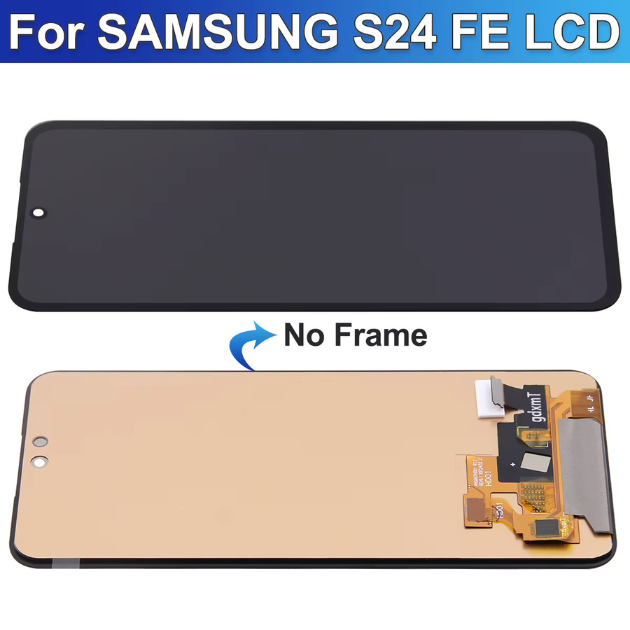 Samsung AMOLED Display mit Touchscreen Digitizer Ersatz für S24 FE SM-S721B, Schwarz - Bild 2
