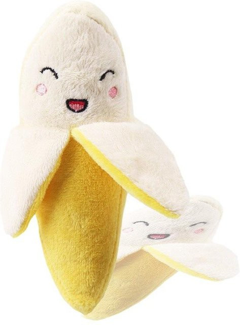 Pet Products My Banane Hundespielzeug Plüsch, mit Sound, Gelb - Bild 1