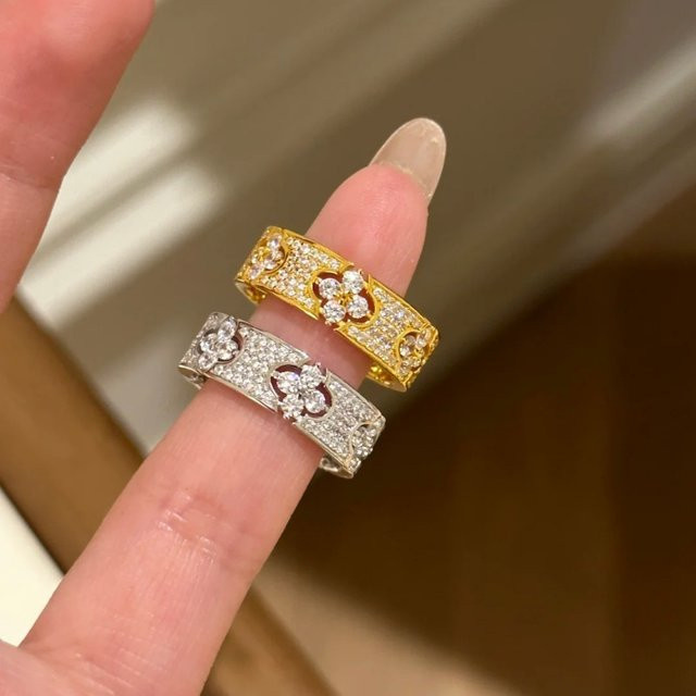 CherishKitten Ring Edelstahl, Kristall, Gold, Damen - Bild 1
