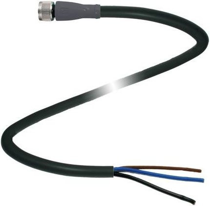 Pepperl+Fuchs 316957 Sensor-Aktor-Steckverbinder konfektioniert, Farbe: Schwarz, Polzahl: 3, Länge: 5 m - Bild 1