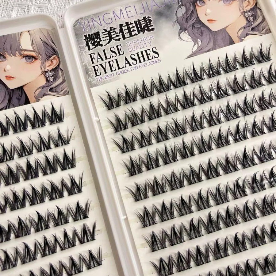 Falsche Wimpern, Black, Natürlich, Unisex - Bild 5