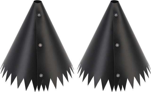 Eichhörnchen-Schutz für Vogelhaus-Stangen von mfySpace aus PVC in Schwarz, Länge: 45,7 cm - Bild 1