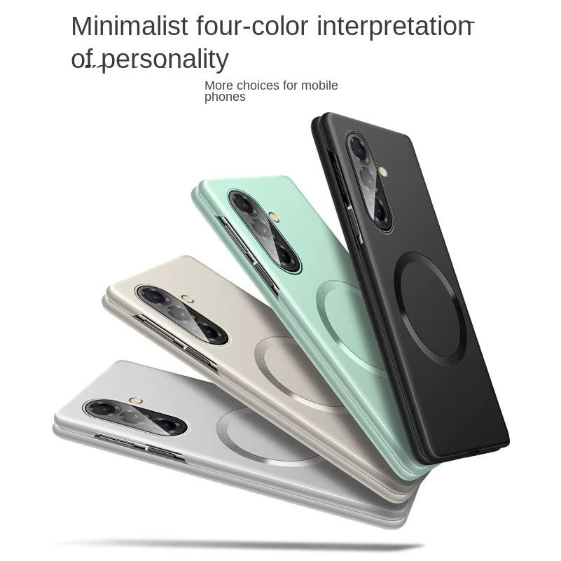 Slim MagSafe Magnethülle für Samsung Galaxy Z Fold 7, Z Fold Special SE, Z Fold 6, 5 und 4 in Grün mit Kamera-Schutz - Bild 5