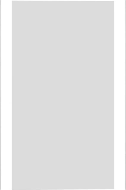 AICA Duschrückwand Aluverbundplatte als Fliesenersatz in Matt Weiß, B/H: 80 x 210 cm, Stärke: 3 mm - Bild 1