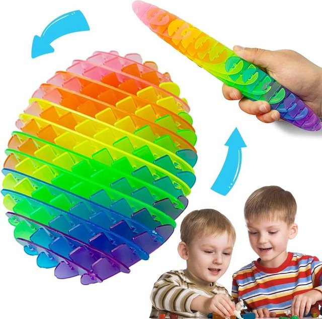 Fashnics Wurm Sensorikspielzeug, Fidget-Spielzeug, 3-teiliges Set - Bild 1