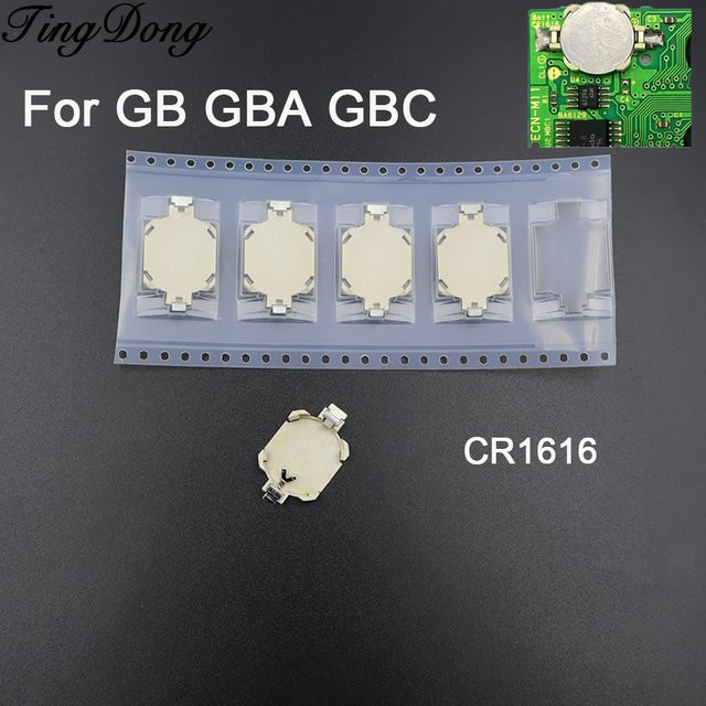 TingDong CR1616 Batterie Halter Ersatz für Gameboy GB GBC GBA Retro Zubehör - Bild 1