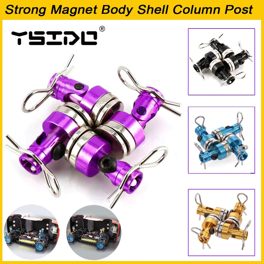 YSIDO Magnetische Metall-RC-Auto-Karosseriesäulen, 4/12/20 Stück, 1:10 - Bild 4