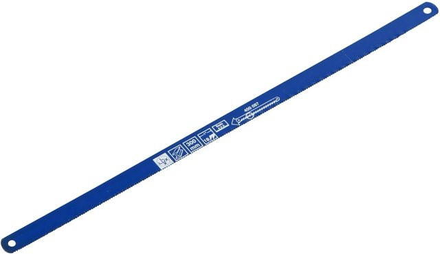 LUX-TOOLS Handsägeblatt für Metall mit 18 Zähnen, 5 Stück, Blau - Bild 1