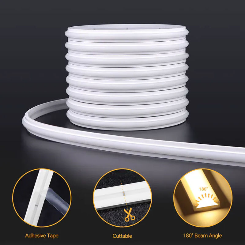 MALITAI Neon COB LED-Lichtleiste mit Smart APP-Steuerung, selbstklebend, Farbe: Weiß - Bild 4