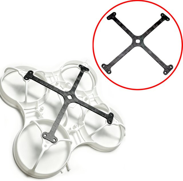 NewBeeDrone HummingBird V4 65mm Drohnen-Chassis aus Carbonfaser in Schwarz, verstärkte Motor-Fixierbodenplatte, Dicke: 0,8 mm - Bild 1