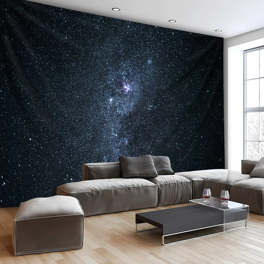 VIKAMA Wandteppich Sternenhimmel Cosmic Galaxy Abstract Multicolour B/H: 60 x 40 cm - Bild 2