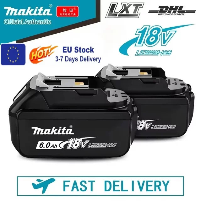 Makita 18V Akku 6,0Ah in Schwarz für Elektrowerkzeuge - Bild 1