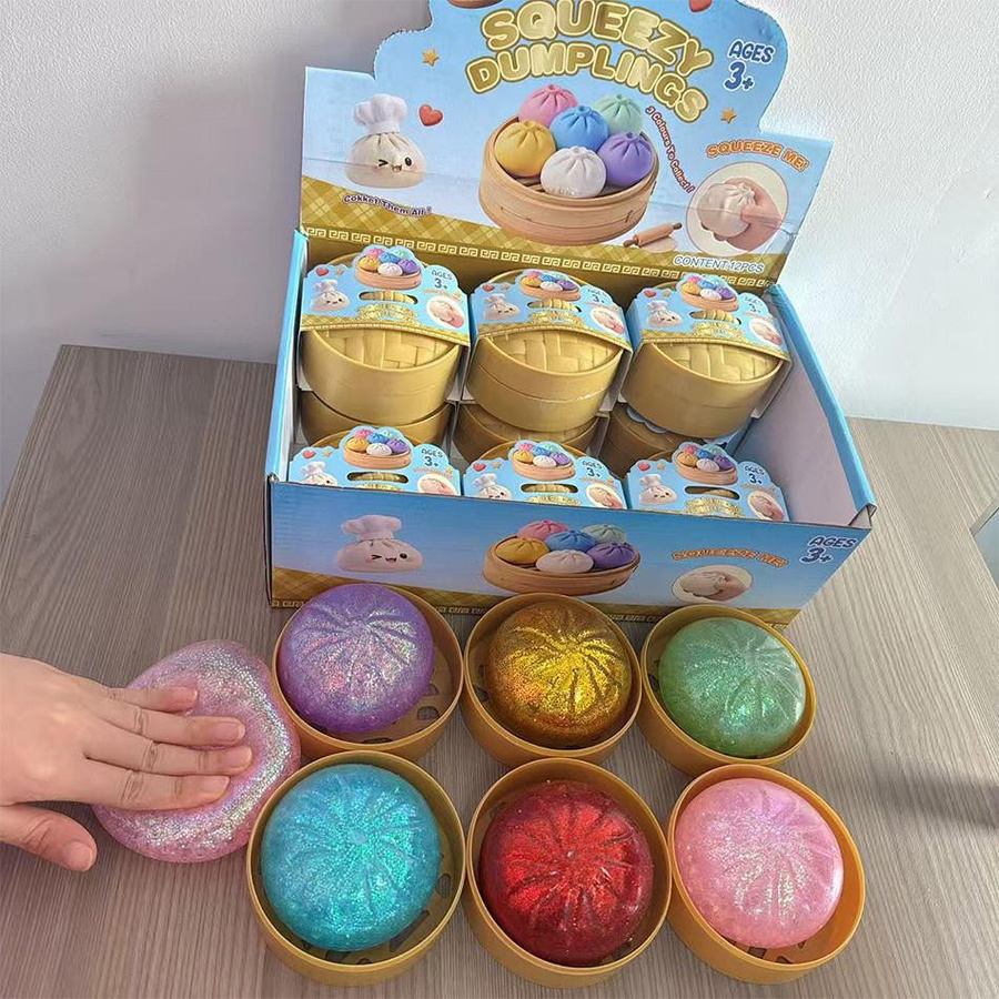 Yiran toy 1 Dumpling Squishies Stressbälle - Bild 3