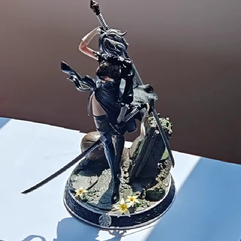 Bandai NieR Automata 2B Anime-Figur aus PVC als Sammlermodell und Desktop-Ornament - Bild 4