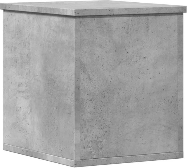vidaXL Truhe aus Holzwerkstoff in Betongrau, B/T/H: 30 x 35 x 35 cm - Bild 1