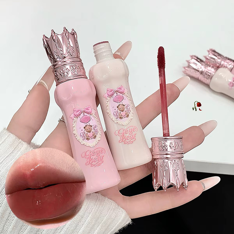 Gege Bear Lippenstift, Samt-Matt, Wasserfest, Unisex - Bild 1
