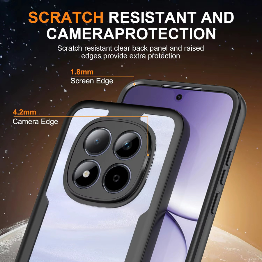 Fundas Coque Stoßfeste Schutzhülle mit Displayschutzfolie für Xiaomi Poco M8 Pro 5G in Pink - Bild 4