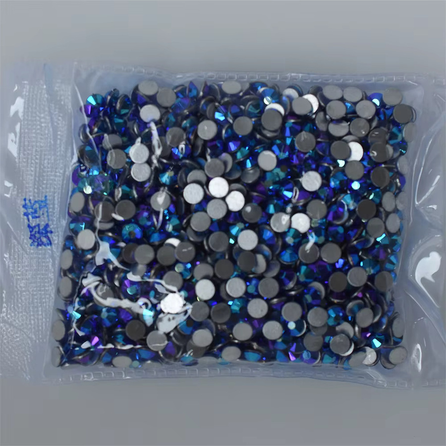 SWAGPICK Strasssteine Saphirblau, AB Glas, Flatback, Charms - Bild 2
