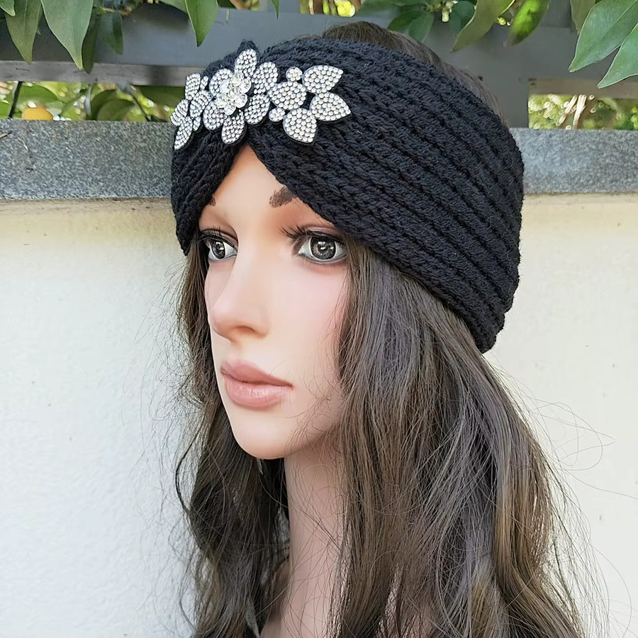 KBAP Stirnband, Strass, gestrickt, Damen, Mädchen - Bild 6