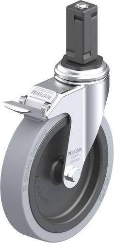 Blickle LKRA-VPA 150G-11-FI-EV14 Lenkrolle mit Feststeller in Grau und Schwarz, Rad-Durchmesser: 150 mm, Tragfähigkeit: 110 kg - Bild 1