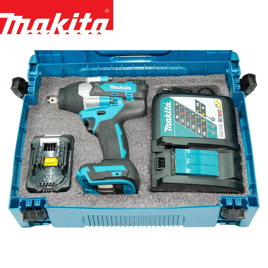 Makita DTW700 Bürstenloser Akku-Schlagschrauber mit 1000 Nm Drehmoment und 1/2 Zoll Aufnahme für 18V LXT Akkus - Bild 2