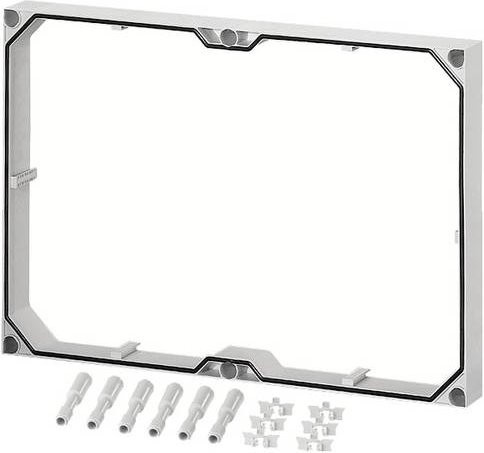 Hensel FP ZR 40 Aufsetzrahmen aus Kunststoff in Grau, Breite: 36,0 cm, Höhe: 54,0 cm - Bild 1