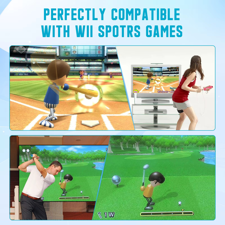 Wired Nunchuck 2 in 1 Motion Plus Zubehör für Nintendo Wii und Wii U Konsole in Blau - Bild 4