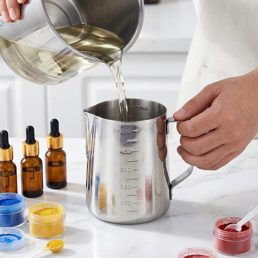 loftylife DIY Aromatherapie-Kerzenherstellungs-Set und Seifenherstellungs-Designwerkzeuge in Silber - Bild 2
