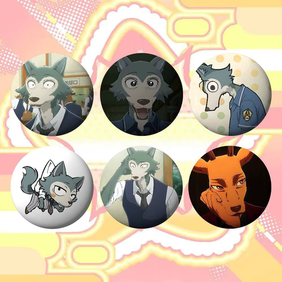 Bilibili Anstecknadel Anime B-Beastars, Metall, Bunt - Bild 4