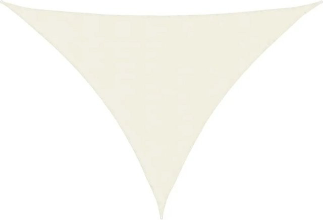 vidaXL Sonnensegel aus PU-beschichtetem Oxford-Gewebe, dreieckig, Creme - Bild 1