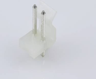Molex Einbau-Stiftleiste Standard in Weiß mit 2 Polstellen und einem Rastermaß von 3,96 mm - Bild 1