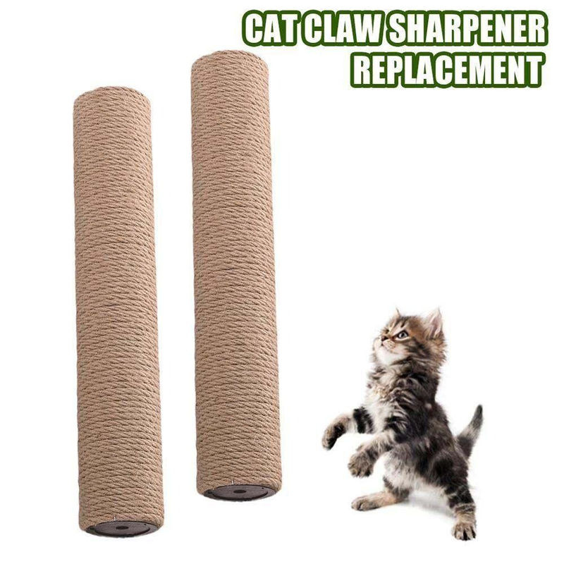 Ersatzpfosten für Katzenklettergerüste und Kratzbäume aus Sisal, rund, grün, Höhe: 38 cm - Bild 5