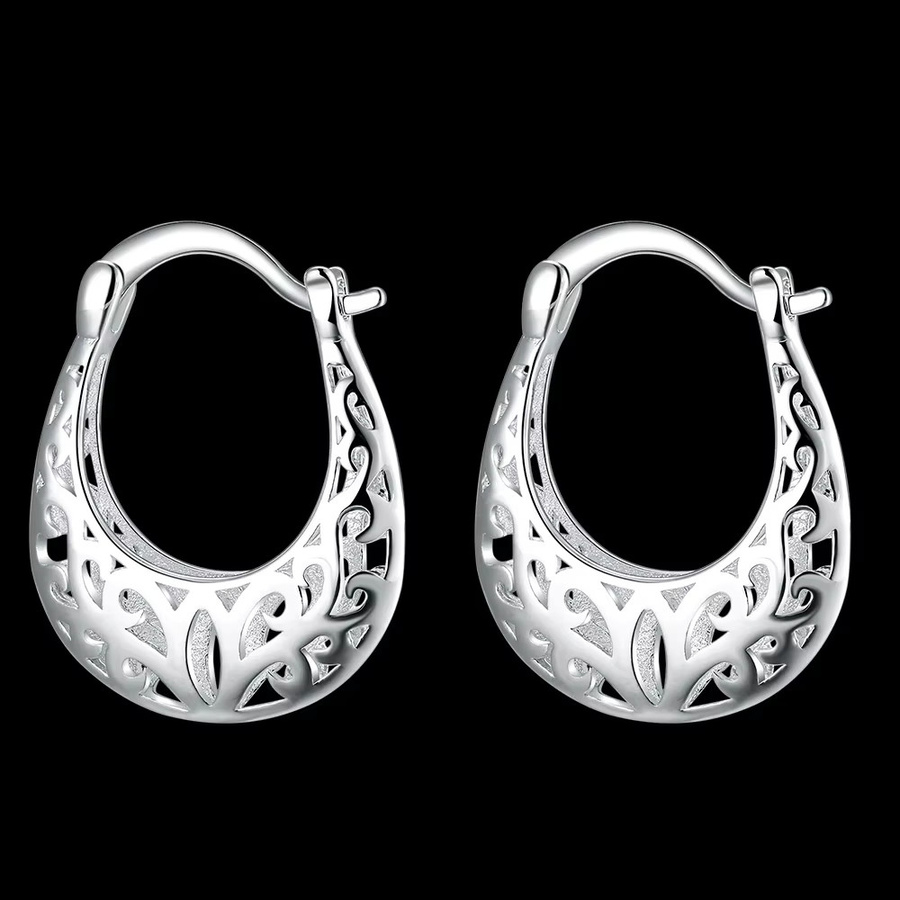 Ohrringe 925 Sterlingsilber, Blumen, Damen - Bild 2