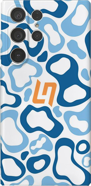 Blaue Lando Norris Handyhülle für Samsung Galaxy S25 S24 S23 Ultra Plus A35 A55 Glossy HD Hard Cover - Bild 1