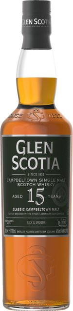 Glen Scotia 15 Years Single Malt Whisky, Bourbonfass, 0,7 l - Bild 1