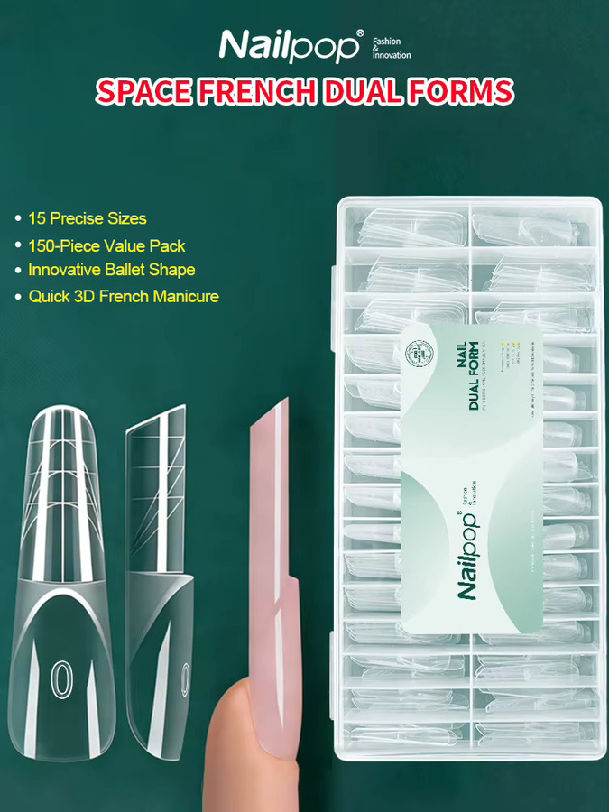 Nailpop Nagel Dual-Formen Ballet French, 150 Stück - Bild 6