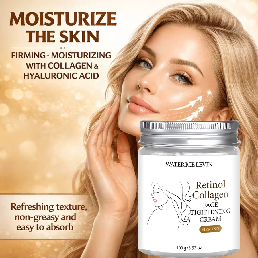 WATER ICE LEVIN Gesichtscreme mit Retinol, Kollagen, Bienengift, 100g - Bild 3